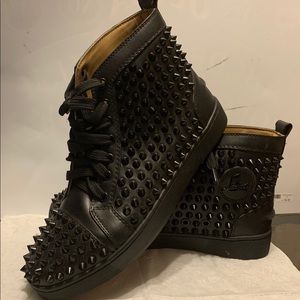 Christian Louboutin Spikes High Top Sneaker
